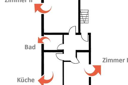 Wohnung zum Mieten in Hamm 490 € 61 m² 2 zimmer