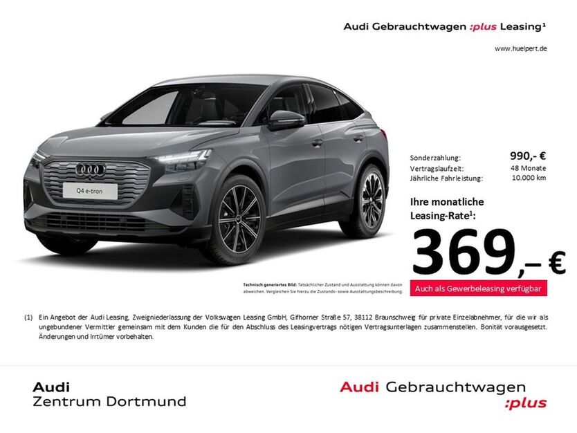 Audi Q4 e-tron 10.367 km 42.435 € Dortmund 44143