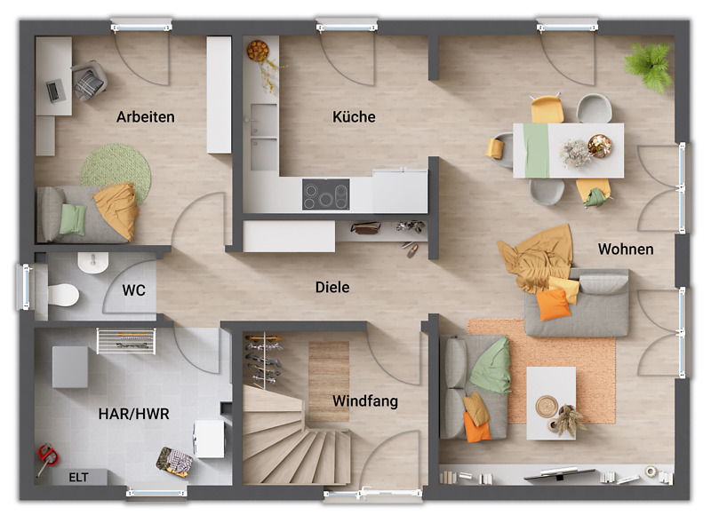 Mehrfamilienhaus, Wohnhaus Fröndenberg/Ruhr Fröndenberg - 5 Zimmer, 129 m&sup2;, 425.750&euro; | Angebot:25773257