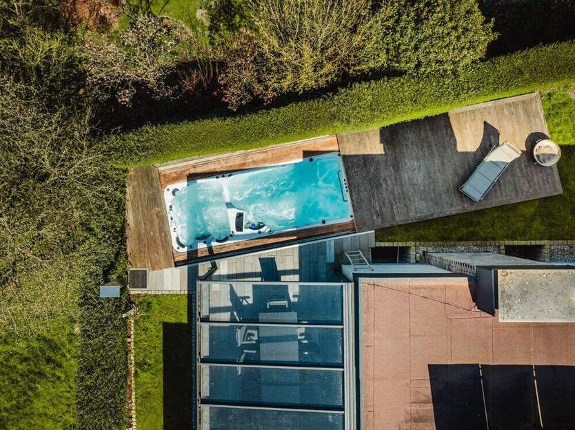 Wohnen wie im Urlaub: Exklusiver Bungalow mit eigenem Spa-Bereich im Grünen 4 zimmer