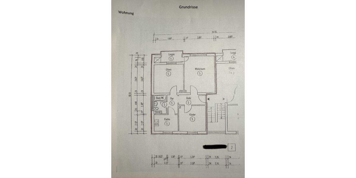 Etagenwohnung Dortmund Eving - 3 Zimmer, 62 m&sup2;, 168.000&euro; | Angebot:25769153