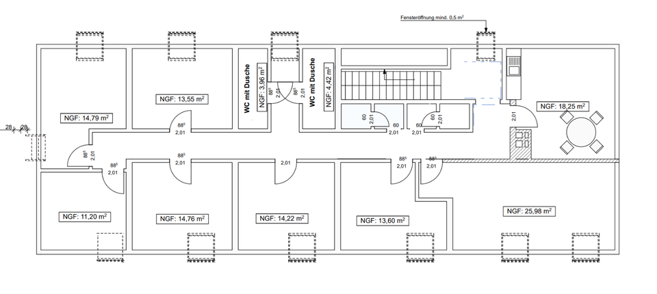 1-Zi Wohnung mit Gemeischaftsräume (WG) SGBII oder WBS möglich 1 zimmer