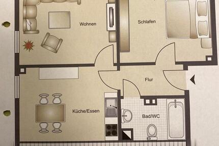 Wohnung Lünen Alstedde - 2.5 Zimmer, 40 m&sup2;, 340&euro; | Angebot:25284305