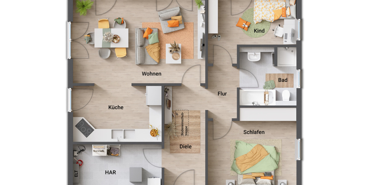 Mehrfamilienhaus, Wohnhaus Lünen Horstmar - 3 Zimmer, 92 m&sup2;, 227.950&euro; | Angebot:23952159