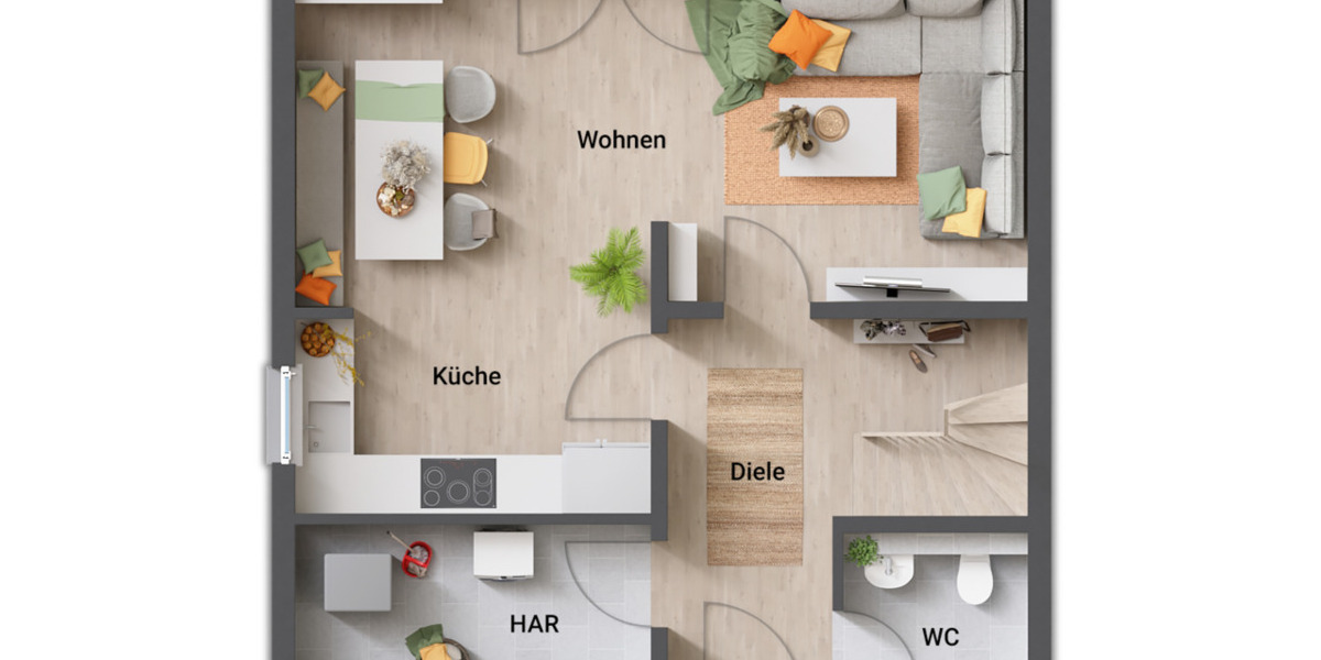 Mehrfamilienhaus, Wohnhaus Wickede (Ruhr) Wickede - 3 Zimmer, 104 m&sup2;, 352.590&euro; | Angebot:25734177