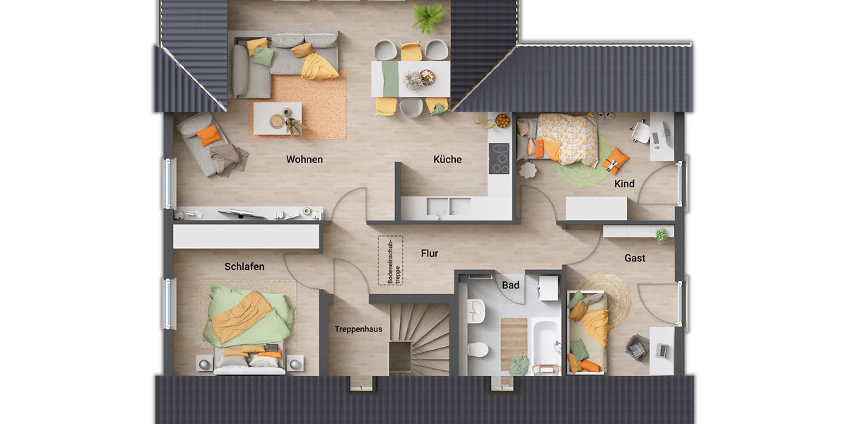 Mehrfamilienhaus, Wohnhaus Bönen Bramey-Lenningsen - 8 Zimmer, 192 m&sup2;, 584.890&euro; | Angebot:23952155