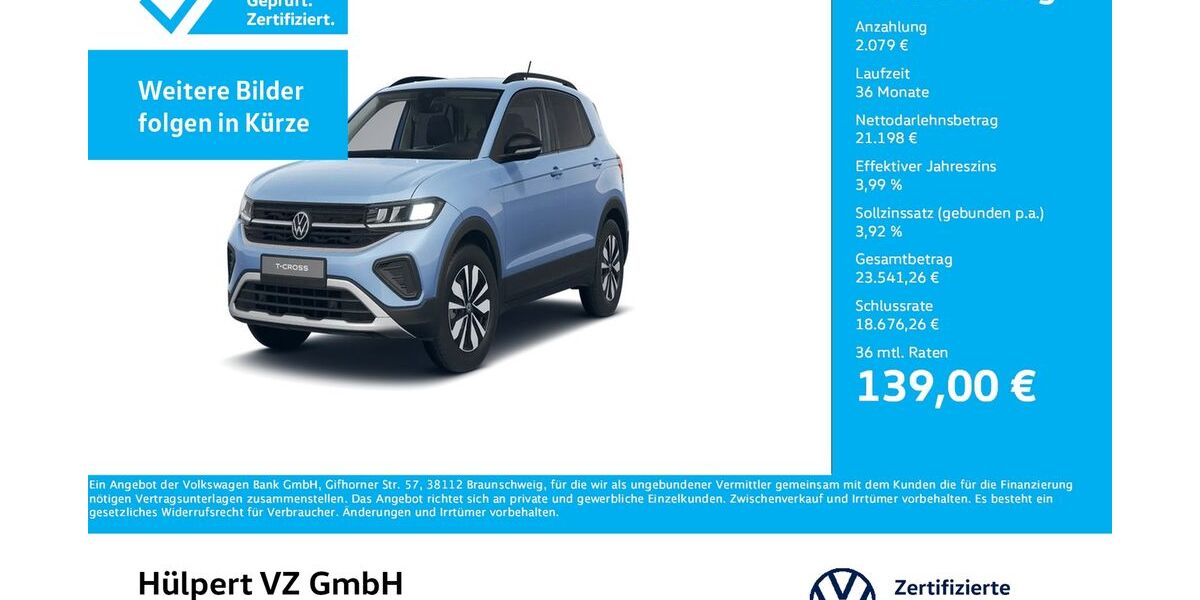 VW T-Cross 3.202 km 23.277 &euro; Unna 59423