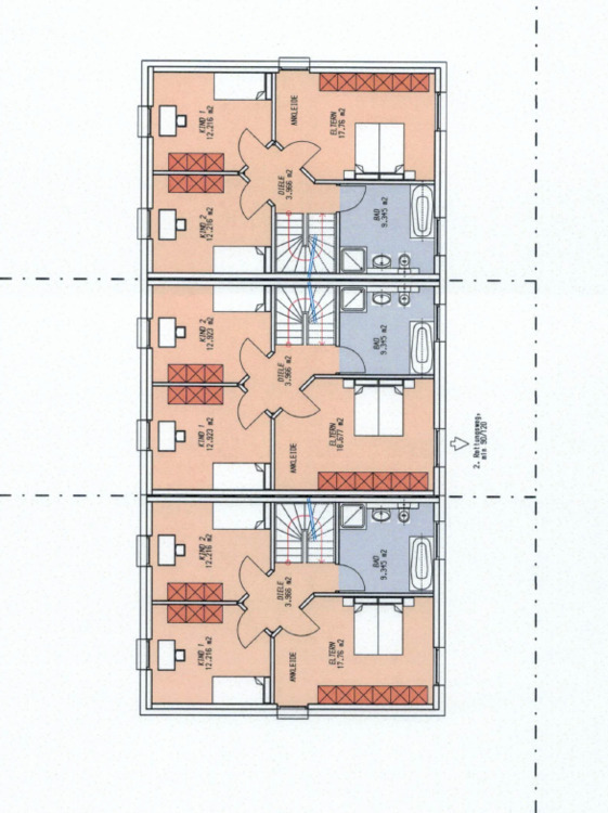 3 projektierte Reihenhäuser in Dortmund-Lichtendorf 4 zimmer