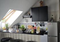 Charmantes 1-Zimmer-Apartment mit großer Dachterasse