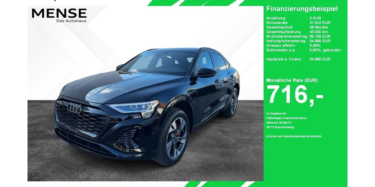 Audi Q8 e-tron 29.000 km 54.985 &euro; Oelde (Stromberg) 59302