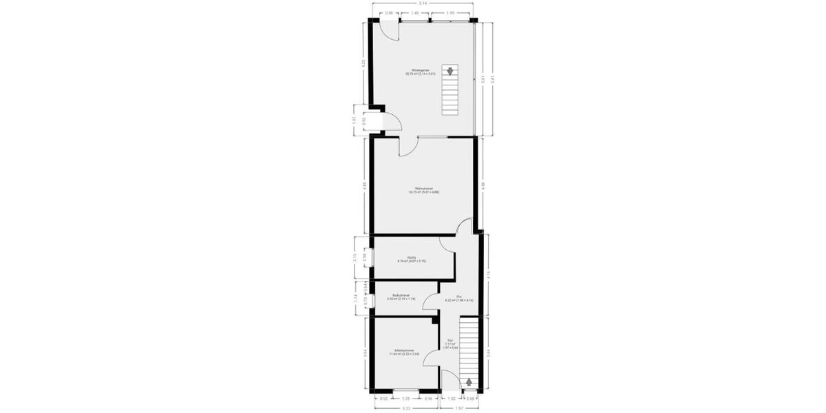 Doppelhaushälfte Hamm Heessen - 4 Zimmer, 100 m&sup2;, 210.000&euro; | Angebot:25230046
