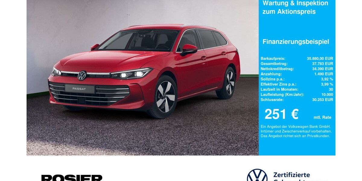 VW Passat 11.402 km 35.880 &euro; Menden 58706