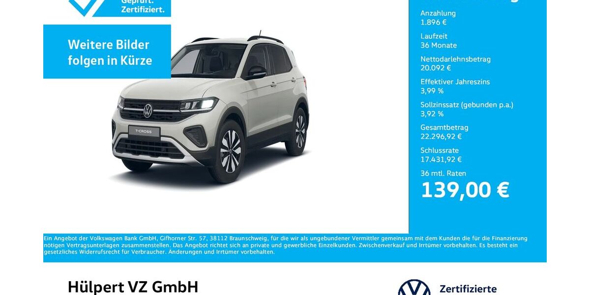 VW T-Cross 3.005 km 21.988 &euro; Unna 59423