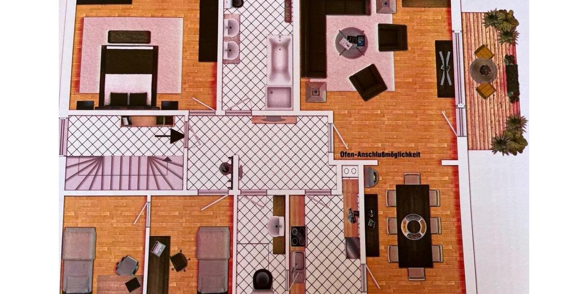 Etagenwohnung Wickede (Ruhr) - 4 Zimmer, 107 m&sup2;, 1.150&euro; | Angebot:26320474