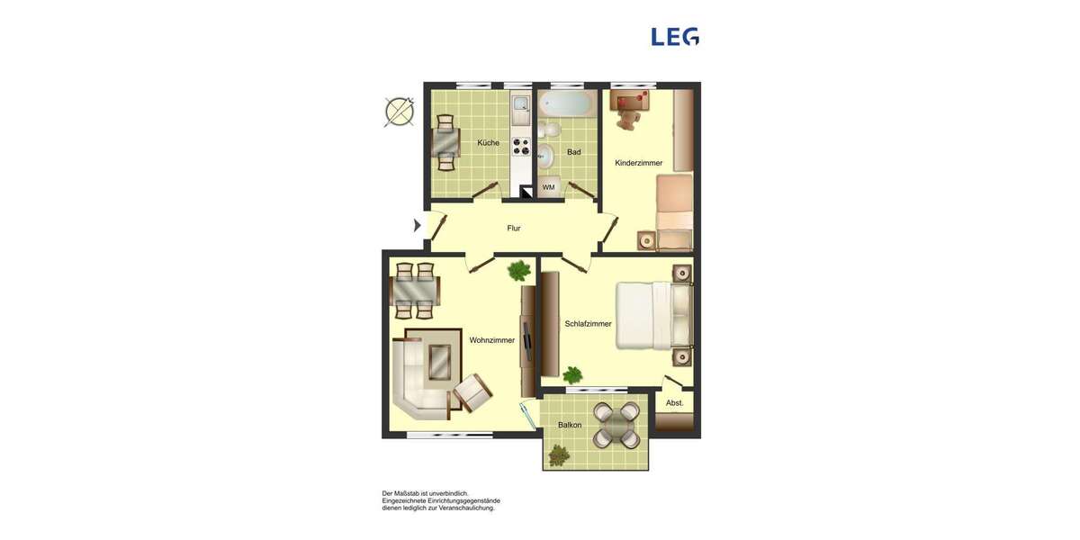 Wohnung zum Mieten in Bergkamen 499 € 67 m² 3.5 zimmer