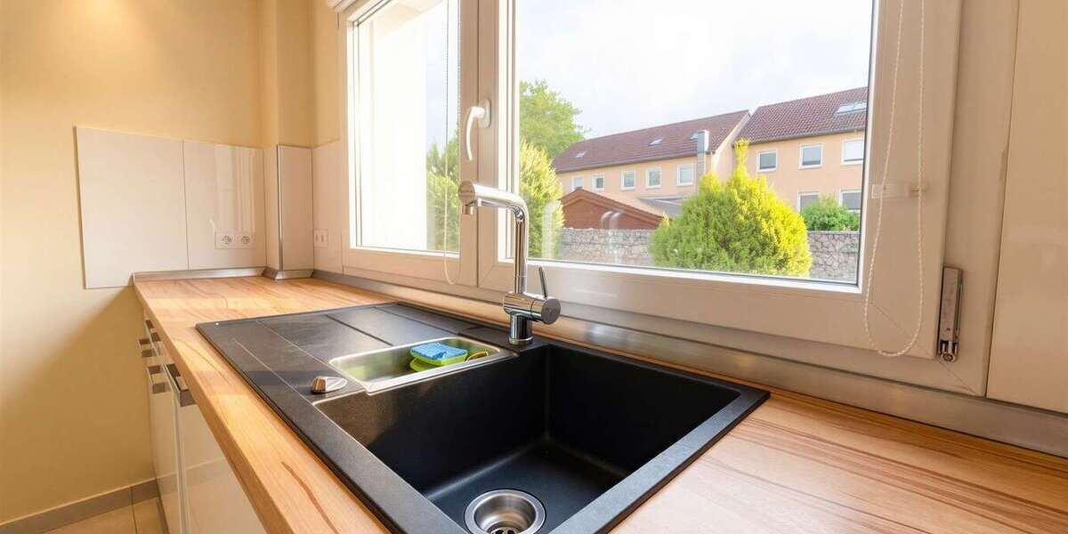 Bezugsfreie Reihenhaushälfte mit Vollausstattung, moderner Küche, Jacuzzi, Fitnessraum & Garten - Reihenmittelhaus Bönen | Angebot:26763156
