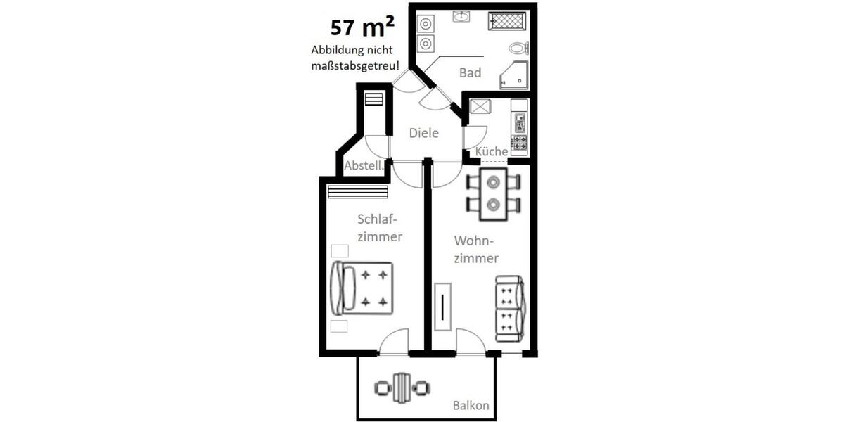 Gepflegte Eigentumswohnung in Sendenhorst zu verkaufen 2 zimmer