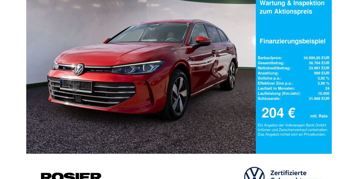 VW Passat 11.402 km 34.660 &euro; Menden 58706