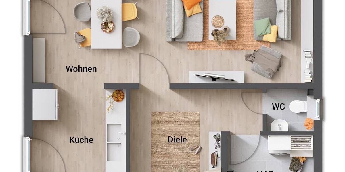 Mehrfamilienhaus, Wohnhaus Wickede (Ruhr) Wickede - 4 Zimmer, 124 m&sup2;, 389.240&euro; | Angebot:26188555