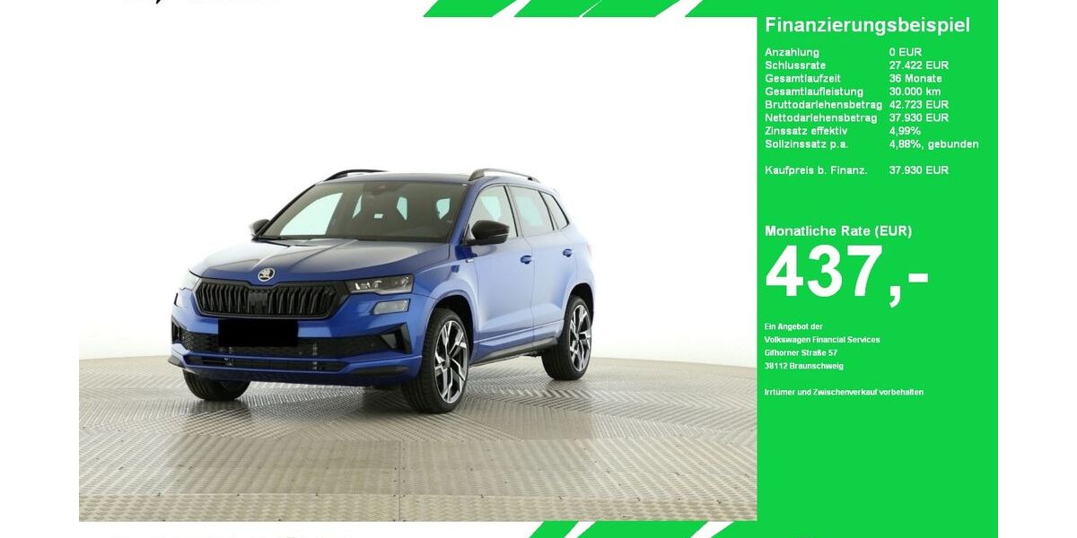 Skoda Karoq 3.775 km 37.930 € Oelde (Stromberg) 59302
