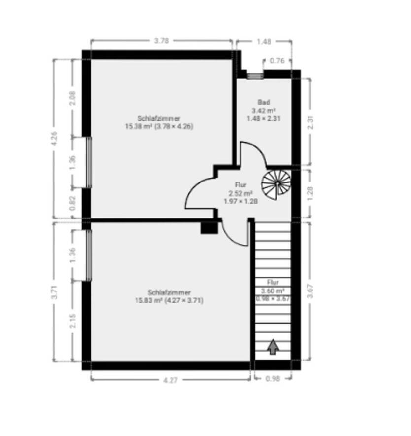 Gepflegtes Zuhause mit Garten, Terrasse und Stellplätzen - ideal für Paare oder Familien 4 zimmer
