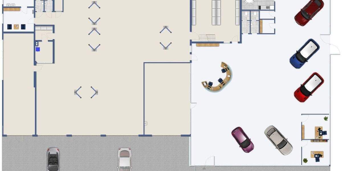 Einzigartige Investitionschance: Autohaus mit vielseitigem Nutzungspotenzial in bester Lage von Ahlen! zimmer