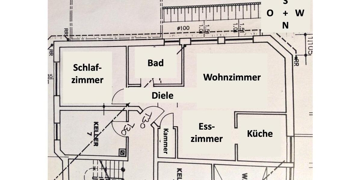 2,5 Zimmer Souterrain Wohnung in Unna-Massen zimmer