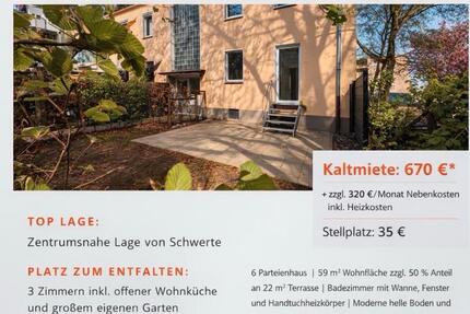 Wohnung Dortmund - 3 Zimmer, 59 m&sup2;, 1.025&euro; | Angebot:25519486