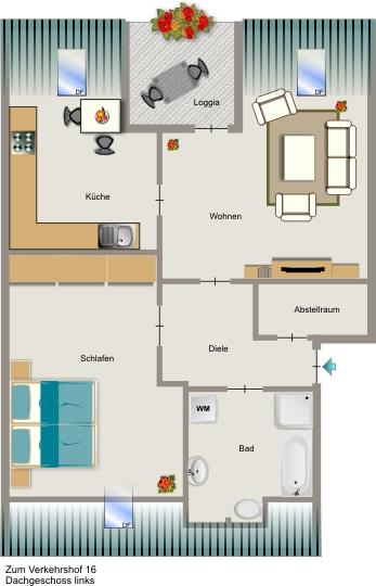 Hier schlägt besonders das Herz für Singles und Paare 2.5 zimmer