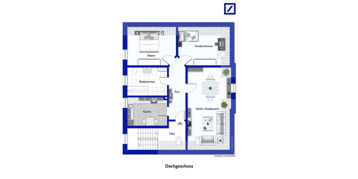 Etagenwohnung Hamm Mark - 3 Zimmer, 86 m&sup2;, 255.000&euro; | Angebot:26190729