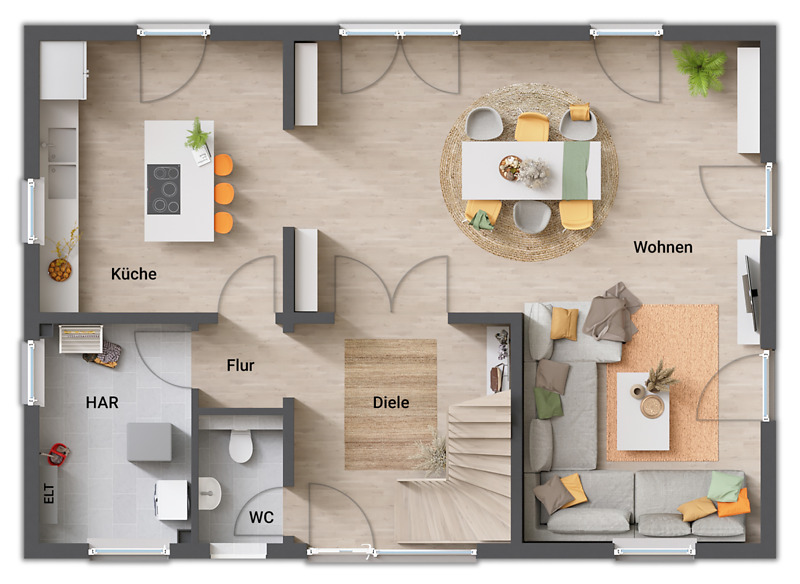 Mehrfamilienhaus, Wohnhaus Kamen Südkamen - 5 Zimmer, 142 m&sup2;, 471.740&euro; | Angebot:24771197