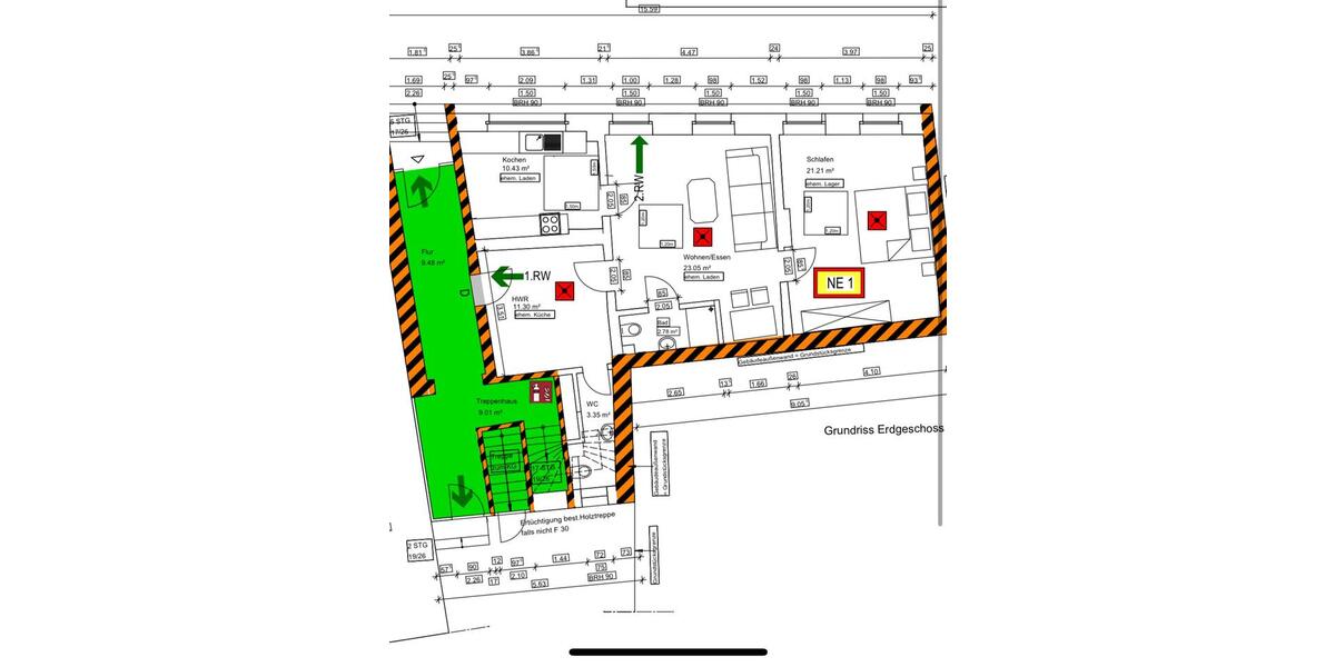 Erdgeschoßwohnung Beckum - 4 Zimmer, 72 m&sup2;, 650&euro; | Angebot:26300542