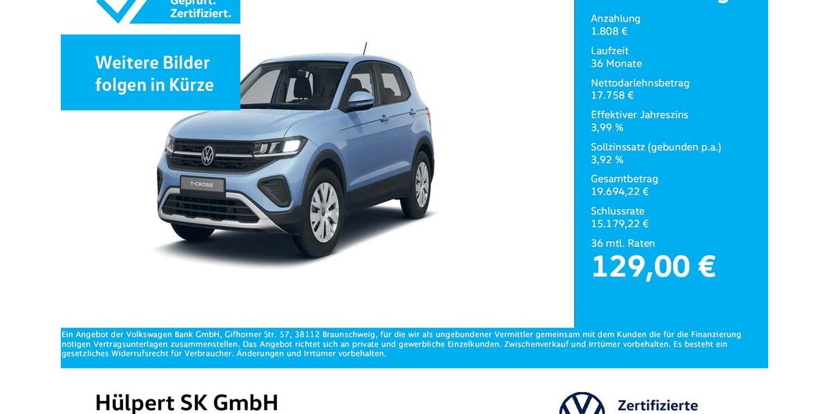 VW T-Cross 7.805 km 19.511 &euro; Bergkamen 59192