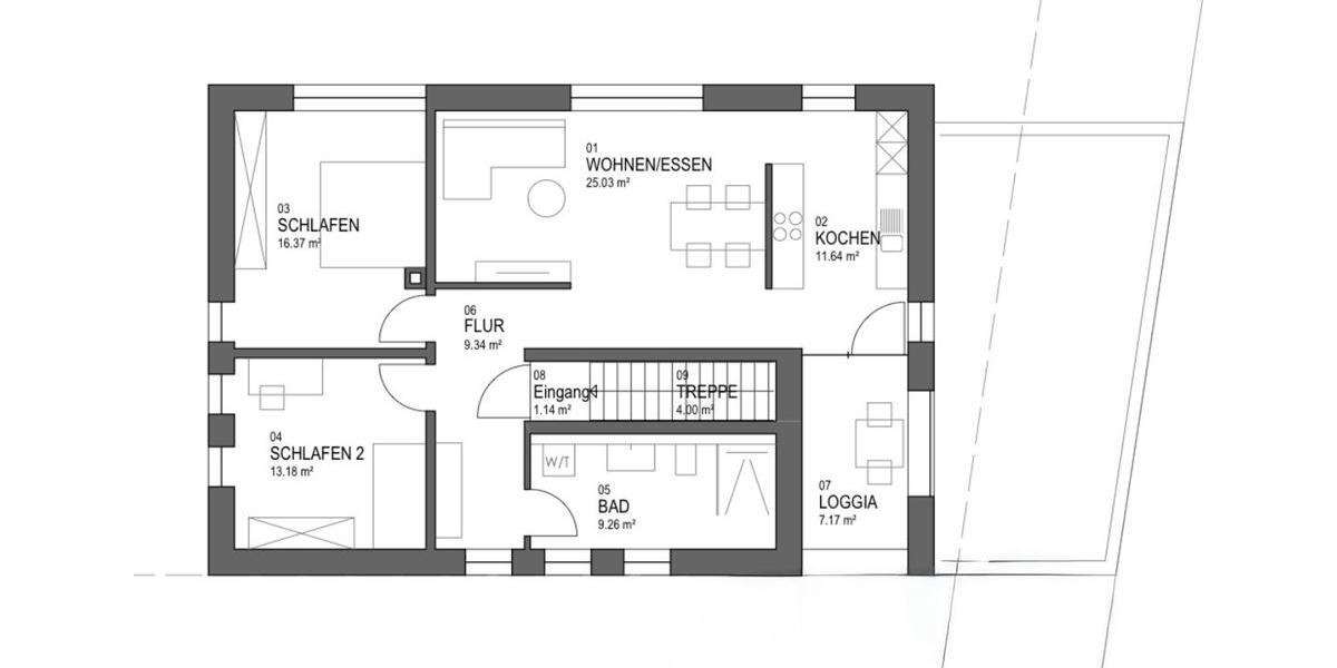 Moderne Neubauwohnung in Albersloh - Erstbezug 3 zimmer
