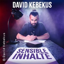 David Kebekus - Sensible Inhalte 06.03.2027 Bürgerhaus Selm