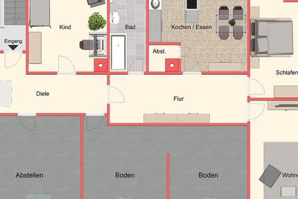 Wohnung Fröndenberg (Ruhr) - 3 Zimmer, 91 m&sup2;, 550&euro; | Angebot:25307021