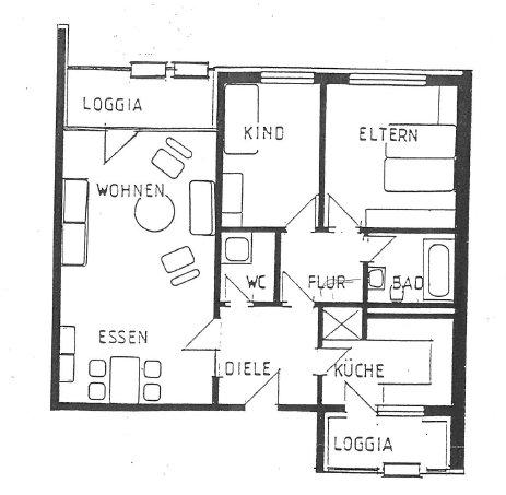 Etagenwohnung Soest - 3 Zimmer, 90 m&sup2;, 238.500&euro; | Angebot:27096140
