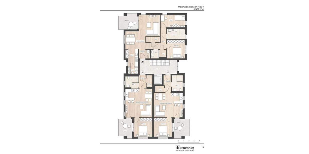 Etagenwohnung Werl - 3 Zimmer, 96 m&sup2;, 378.400&euro; | Angebot:23940947