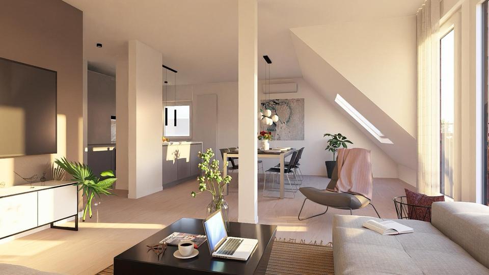 60 qm Renovierte Dachgeschoßwohnung in Rüdinghausen zu vermieten