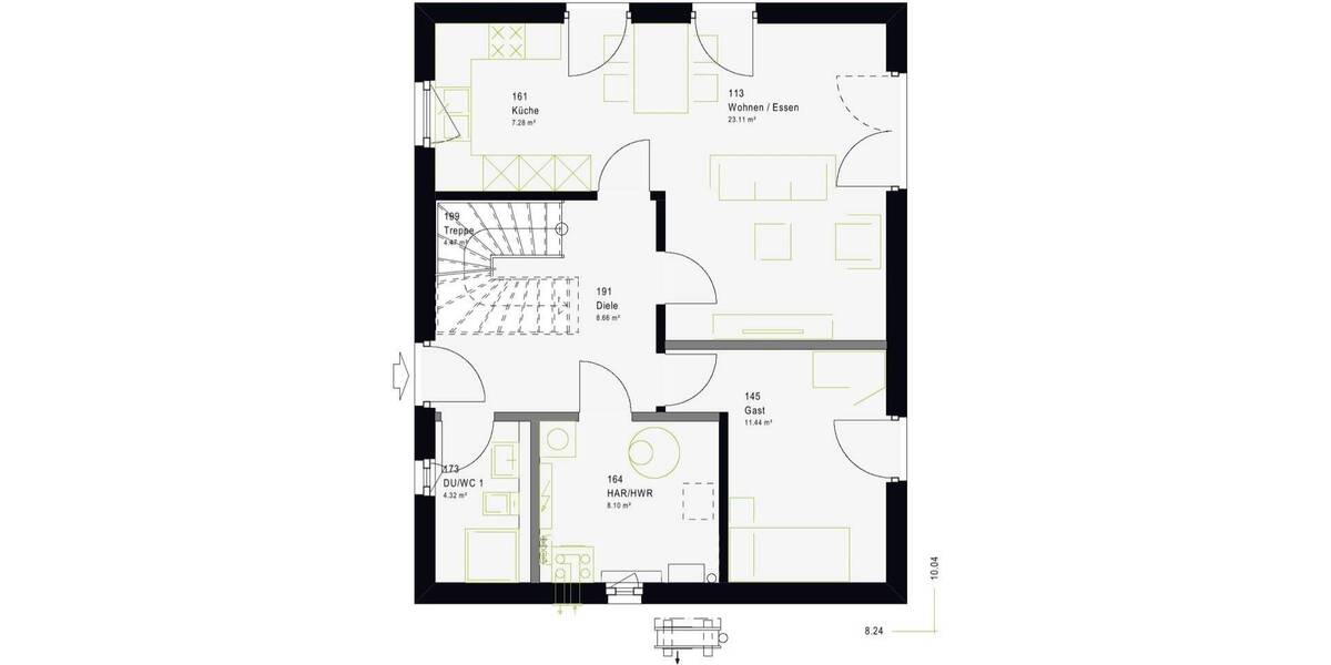 Einfamilienhaus Bad Sassendorf - 5 Zimmer, 123 m&sup2;, 362.999&euro; | Angebot:26229641