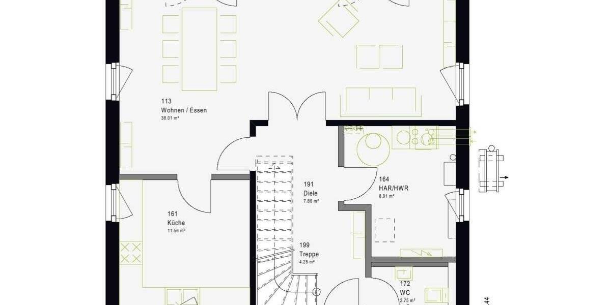 Einfamilienhaus Oelde Stromberg - 4 Zimmer, 135 m&sup2;, 379.550&euro; | Angebot:26797492