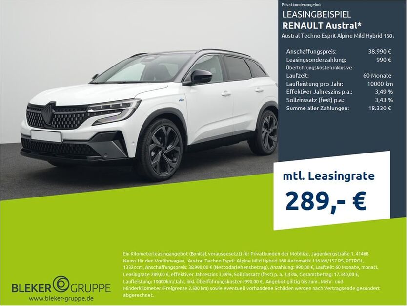 Renault Austral 2.500 km 38.890 € Münster - Amelsbüren 48163