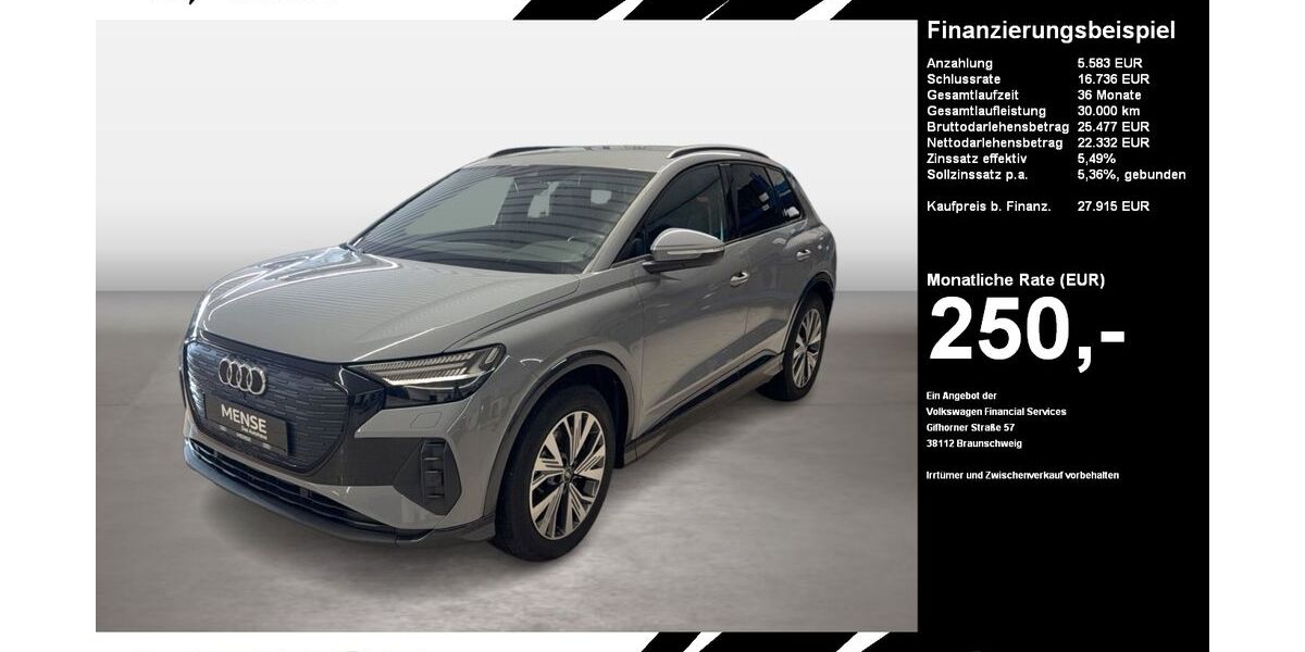 Audi Q4 e-tron 98.458 km 27.300 &euro; Oelde (Stromberg) 59302