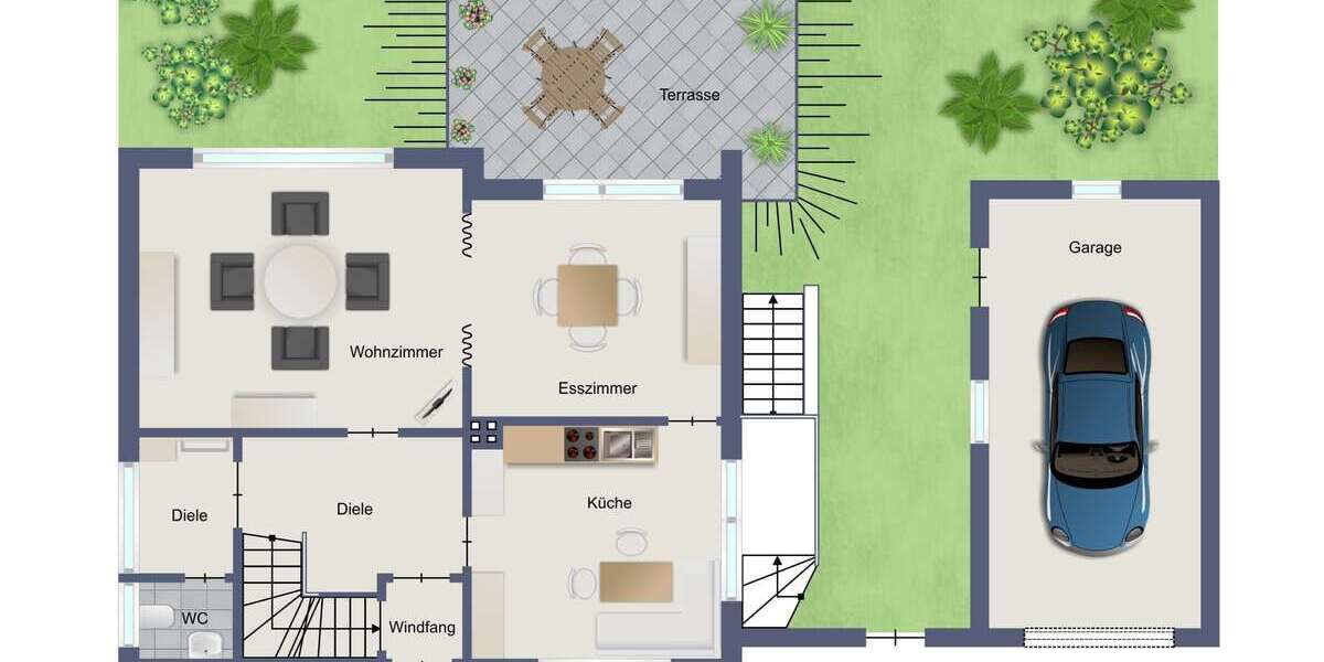 Ankommen, Wohlfühlen, Zuhause sein – Doppelhaushälfte mit traumhaftem Grundstück (Albersloh) - Doppelhaushälfte Sendenhorst Albersloh | Angebot:27070706