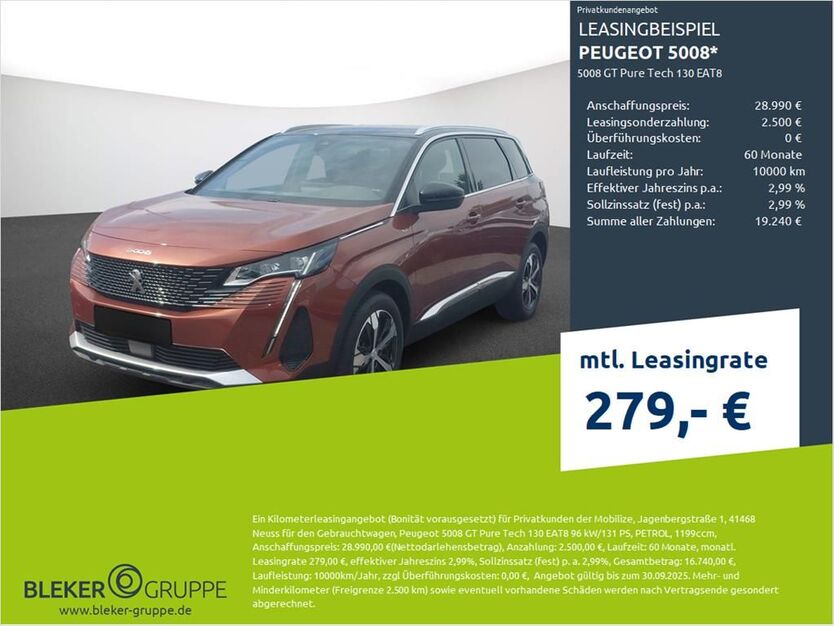 Peugeot 5008 22.516 km 28.380 € Münster - Amelsbüren 48163