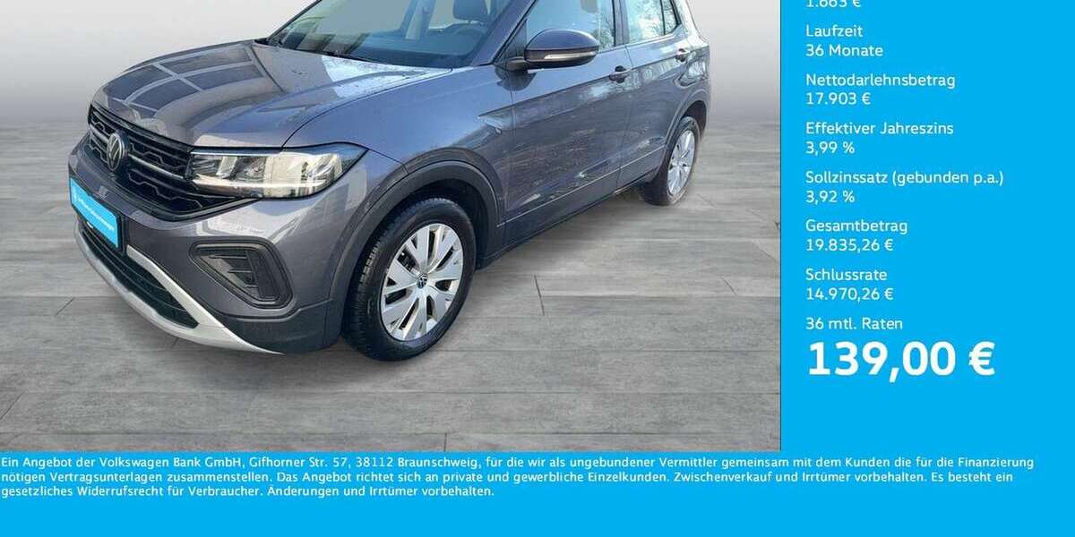 VW T-Cross 14.184 km 19.566 &euro; Unna 59423
