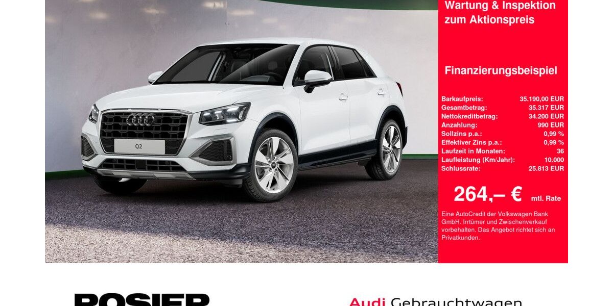Audi Q2 3.269 km 33.849 &euro; Menden 58706