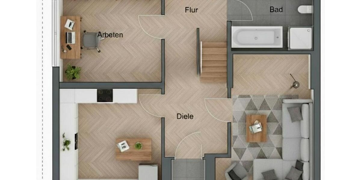 Einfamilienhaus Beckum - 5 Zimmer, 140 m&sup2;, 1.260&euro; | Angebot:26329598