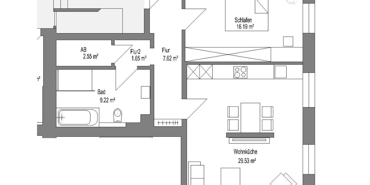 2,5 ZKB Wohnung im EG (Erstbezug) 2.5 zimmer