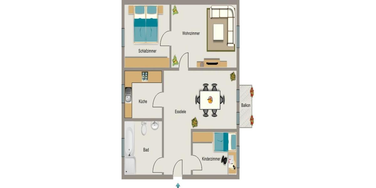 Demnächst frei! 3-Zimmer-Wohnung in Lünen Wethmar 3.5 zimmer